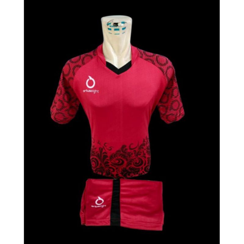 jersey, baju bola, baju futsal biru ortuseight stelan