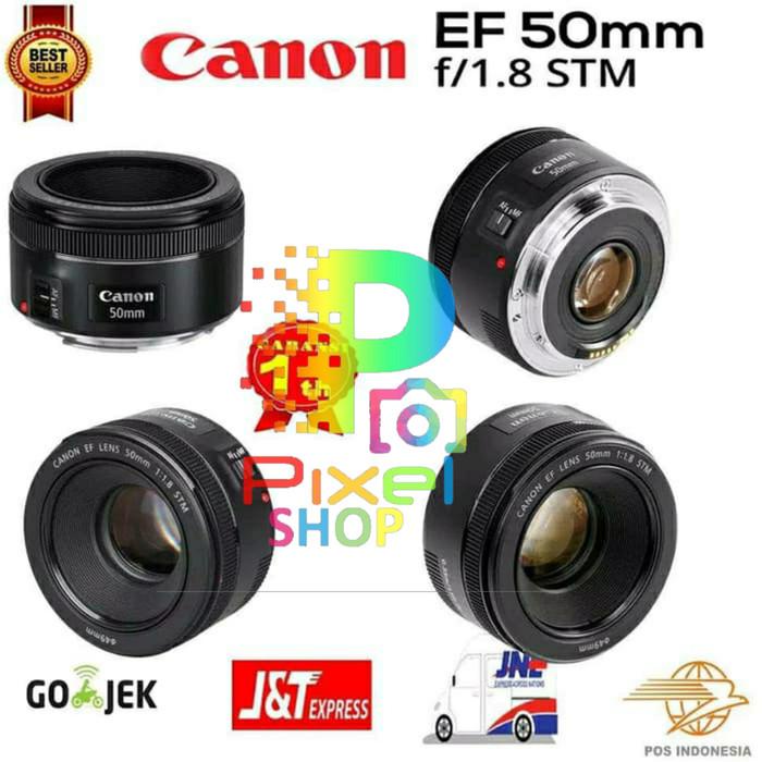 Lensa Canon EF 50mm f1.8 is STM - Lensa FIX Canon 50mm STM