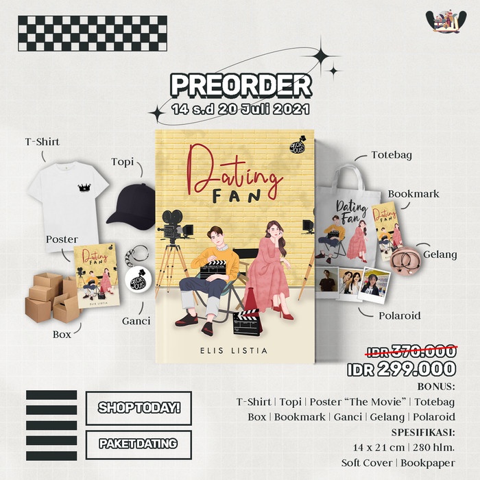 

FLASH SALE!!! NOVEL DATING FAN KARYA CINDERELISS TERMURAH