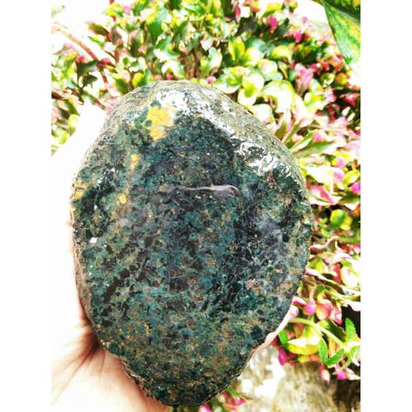 Bongkahan / Rough Bahan Batu Akik ijo lumut super top Joss Istimewa Original 100% natural