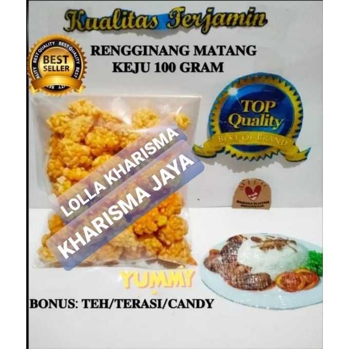 

RENGGINANg MATANG KEJu KHAS CIREBON 100 GR GRATIS TEH/TERASI/ CANDY