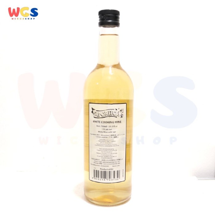 Saporito White Cooking Wine With Salt &amp; Pepper Ext For Cooking 750ml