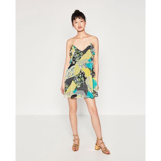 ZARA FRELLY STRAPPY SUMMER DRESS