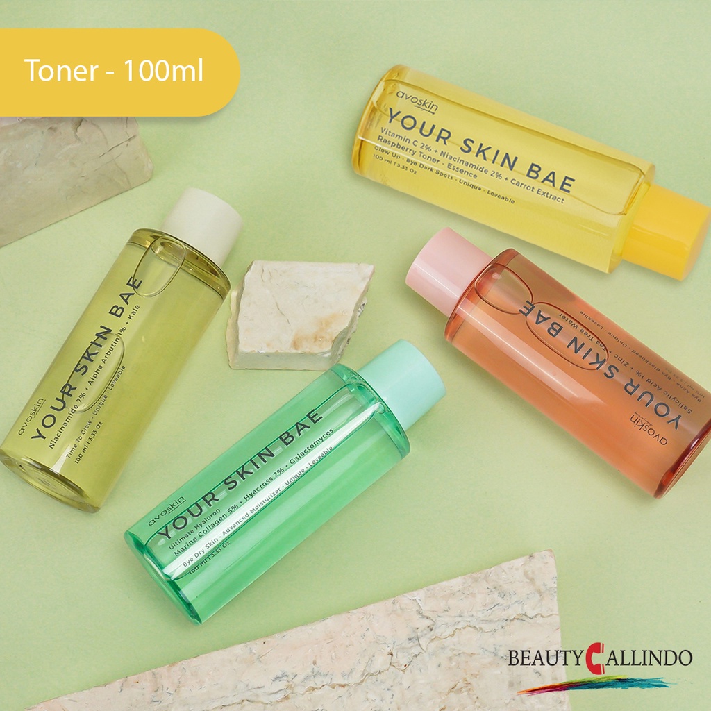 AVOSKIN Your Skin Bae Toner Niacinamide | Vitamin C | Salicylic Acid | Marine Collagen 100ml