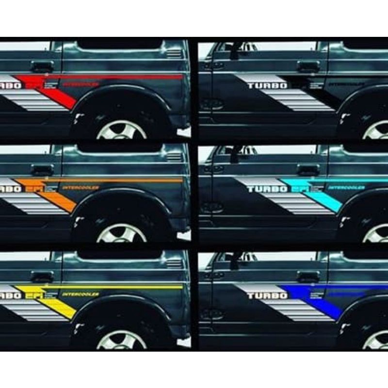 Stiker Jimny jdm sj 410 turbo epi