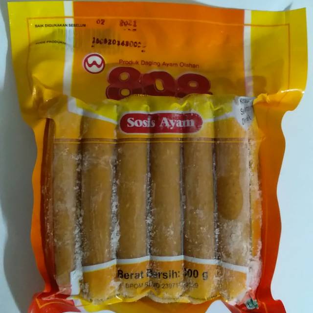 

808 Sosis Ayam 300gr