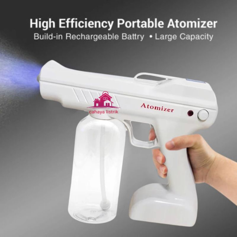 Fogging Gun Nano Spray Gun Disinfectant Wireless 300-800ml UV Sterilizer