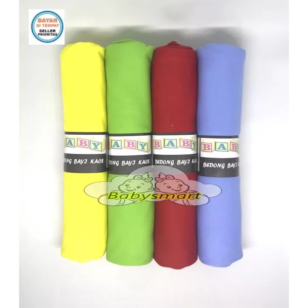 Babysmart - 4 Pcs Bedong Bayi Premium BABY RICHI MULTI / Selimut bayi / Alas tidur bayi / Bahan Halus