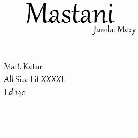 Bju Gamis MASTANI Jumbo Size LD 140 Fit XXXXL - Bumil Busui Boleh - Gsmis BESAR denora / gamia ganis