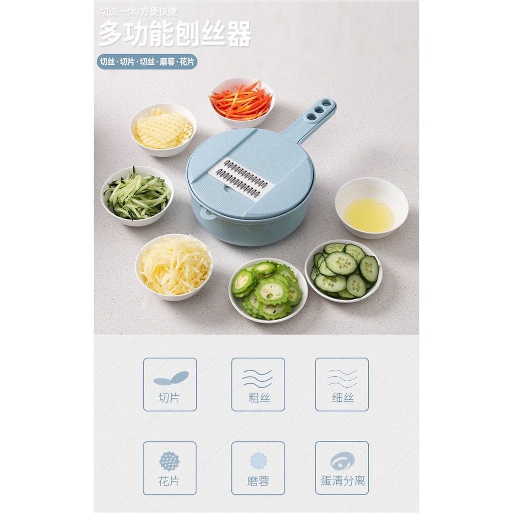 Alat potong kentang sayur multifungsi pengiris parutan chopper murah