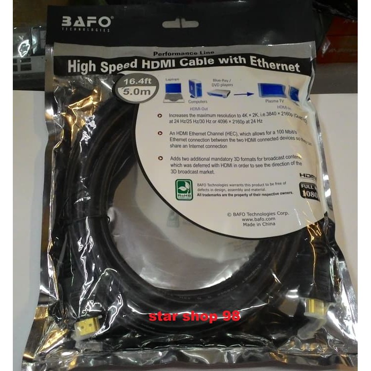 "Kabel HDMI Bafo 5m"