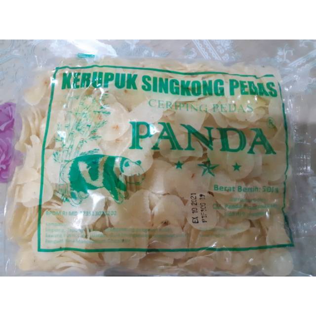 

Kerupuk PANDA singkong pedas 500gr