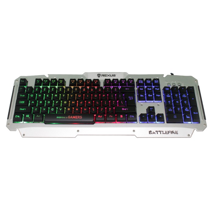 Diskon Keyboard Gaming Rexus K9D Silver Semi Mechanical 19 Keys Anti Ghost