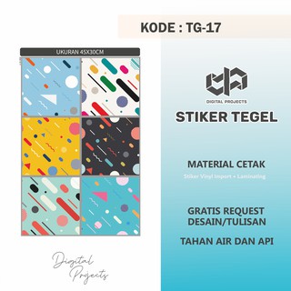 Stiker Meja  Tegel Dinding  Kaca  Lantai Rumah Free design 