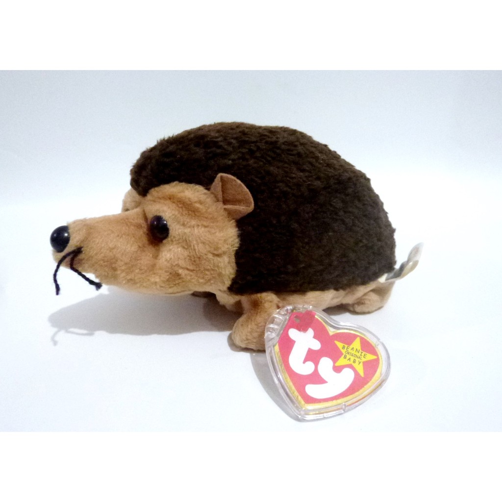 Boneka Prickles TY Beanie Baby Original Plush Doll Boneka Landak