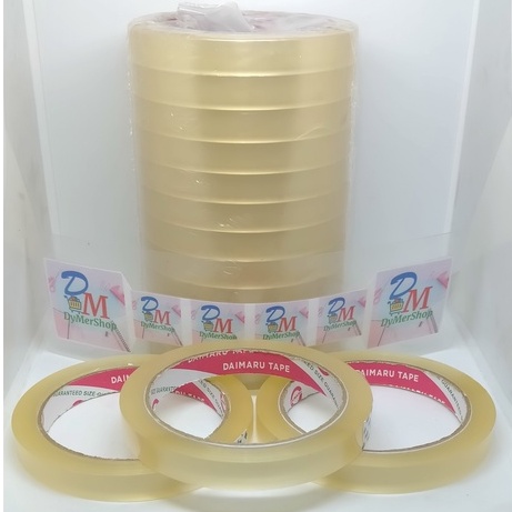 

Lakban - selotip bening daimaru 1,2 cm