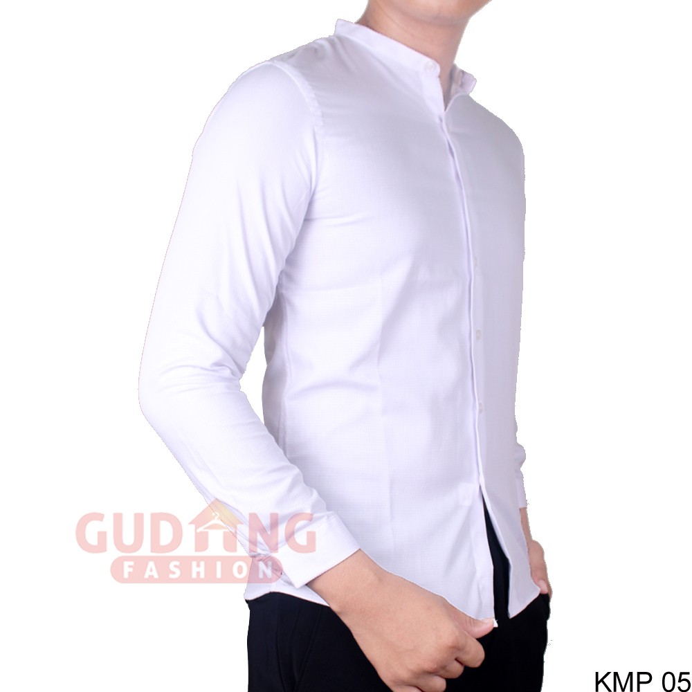 Kemeja Kerah Shanghai Krah Koko Slimfit Panjang - KMP 05