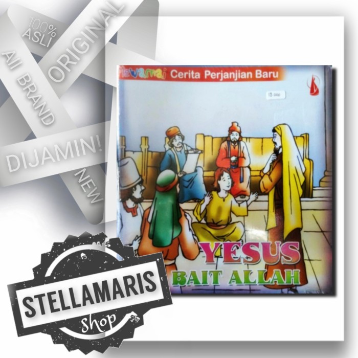 YESUS BAIT ALLAH - Buku Mewarnai Anak Cerita Perjanjian Baru