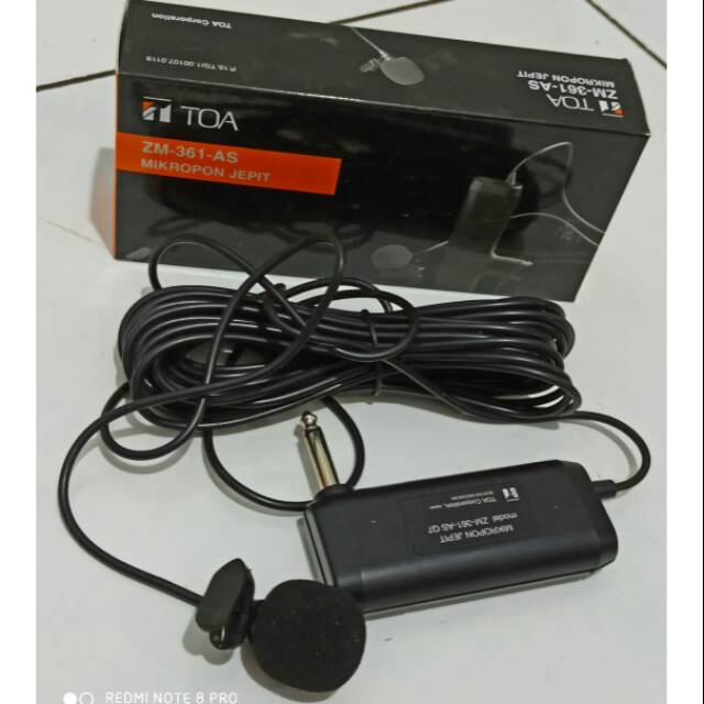 Mic Jepit TOA ZM 361AS mikropon jepit toa zm361as