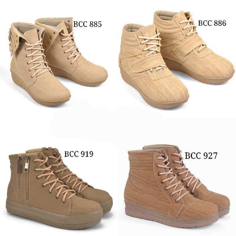 SEPATU BOOT WANITA CBRSIX SEPATU BOOTS FLAT CASUAL CEWEK BERKUALITAS