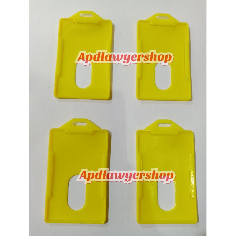 

PROMO CUCI GUDANG Name Tag Id Card Casing Plastik Kuning Baham kwalitas terbaik