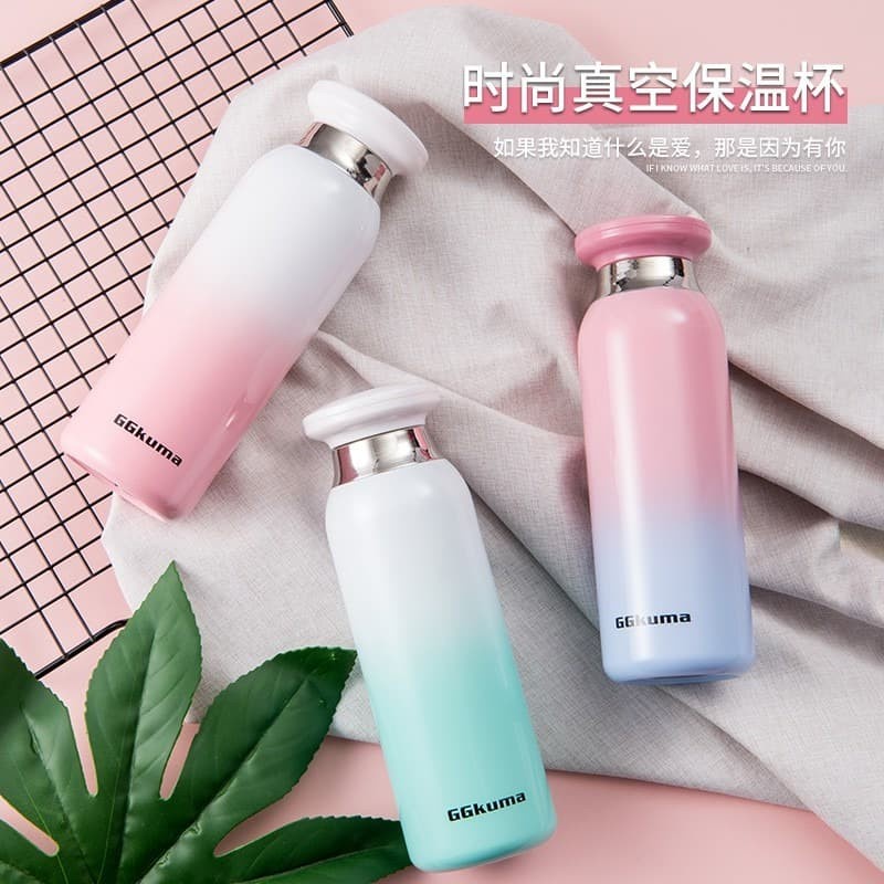 H998 Termos Full Color GG Kuma Cup 450ml - Termos Ladies GG Kuma Cup