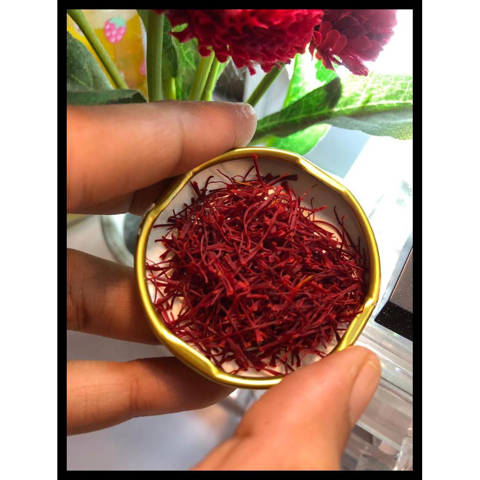 

Bunga Saffron. Safron Iran 1gr Grade A super negin