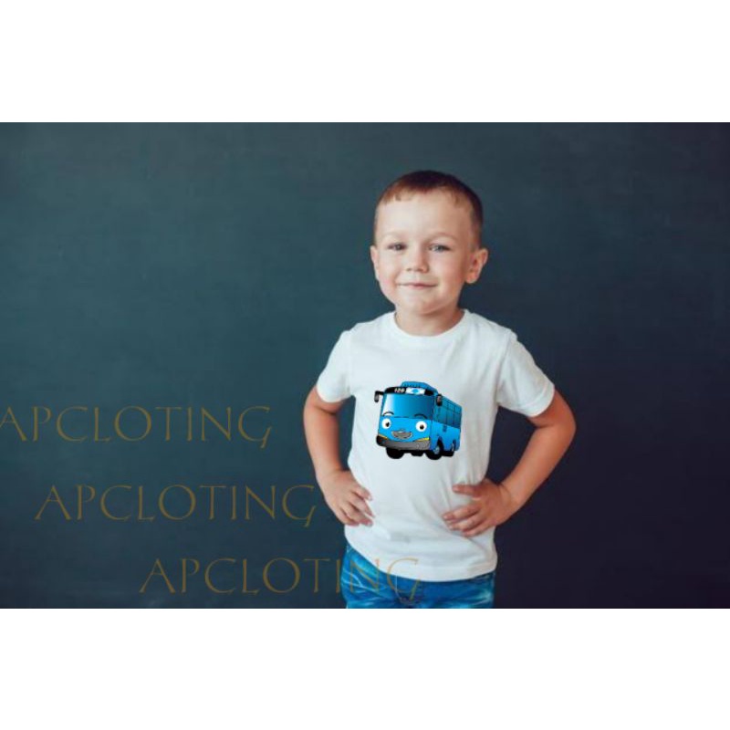 KAOS ANAK T-SHIRT DISTRO-TAYO BUS KECIL RAMAH TAYO