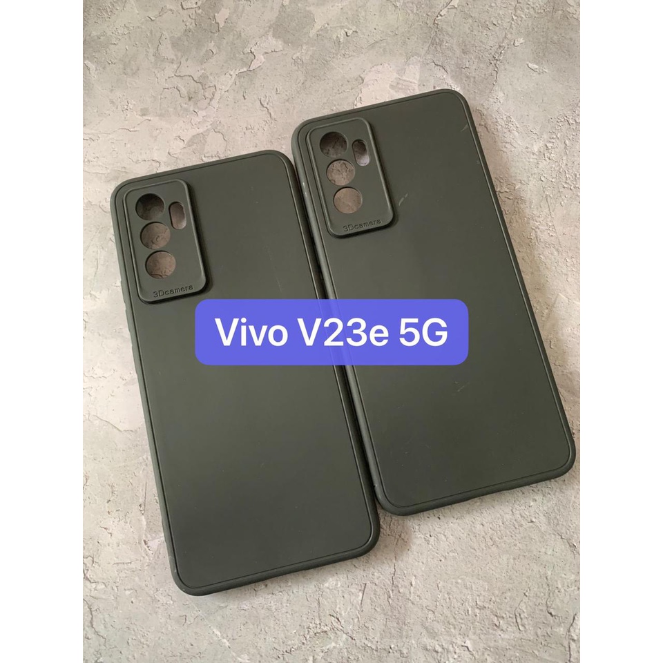 Case Softcase Vivo V23e 5G Slim Matte Original List Macaron Original Vivo V23e 5G