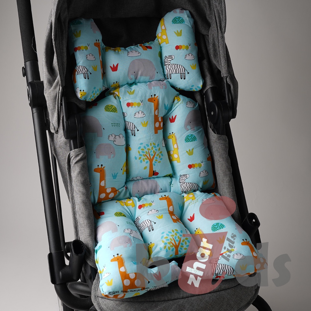 4in1 UNIVERSAL ALAS STROLLER CAR SEAT BOUNCER 5 LUBANG / SEAT PADDING BABY