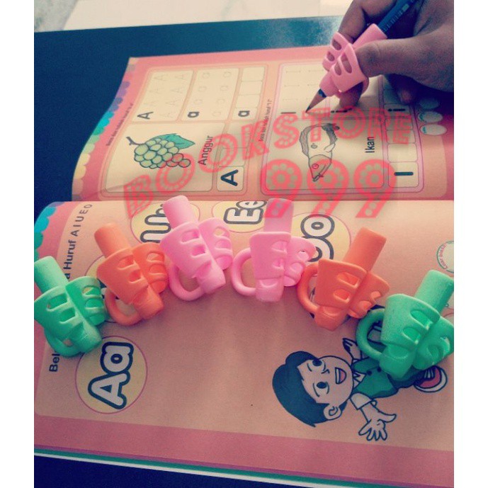 

PENCIL GRIP PENCIL HOLDER - ALAT BANTU MENULIS - ALAT MEMEGANG PENSIL - MAINAN TERAPI