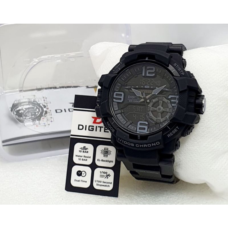 Jam Tangan Digitec 2176 Jam Tangan Dualtime Digitec Outdoor Dualtime Pria Terlaris