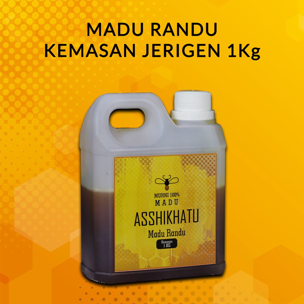 

MADU RANDU ASSHIKHATU KEMASAN JERIGEN 1Kg. 100% MADU MURNI