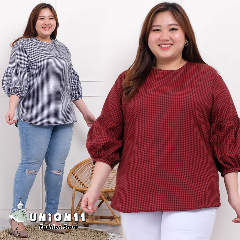 UNION11 - ATASAN JUMBO WANITA LD 120 / BLOUSE WANITA JUMBO XXXL  / ATASAN BIGSIZE WANITA / BAJU JUMBO WANITA  CHIKA