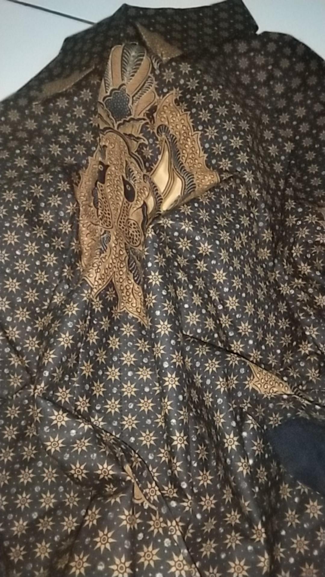 Kemeja Batik Solo Slimfit (po) Motif Sogan Truntum Garuda