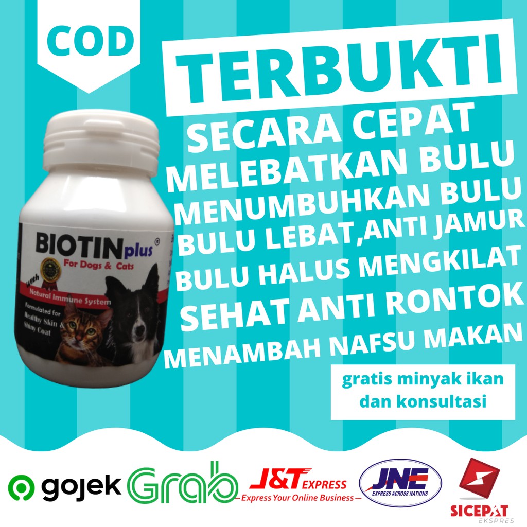 OBAT KUCING PELEBAT BULU KUCING OBAT JAMUR KUCING VITAMIN BULU KUCING PENUMBUH BULU RONTOK KUCING