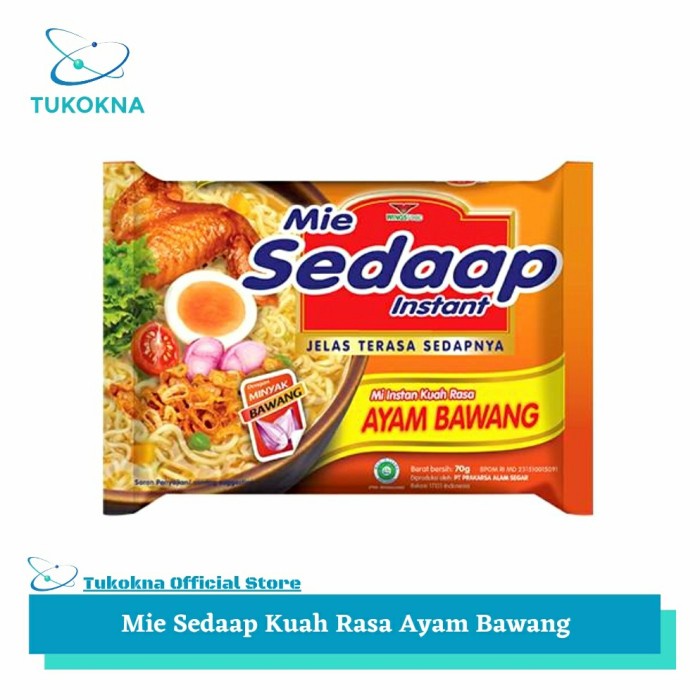 

Mie Sedap Rasa Ayam Bawang 70 gram