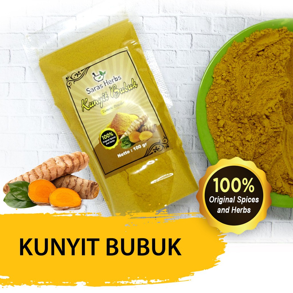 

Kunyit Bubuk Murni 50 gram Bumbu Dapur dan Obat Rempah Pelangsing Detok Alami