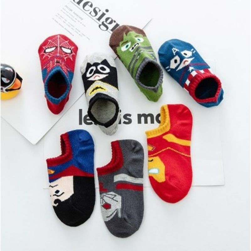 KAOS KAKI SUPERHERO ANAK / KAOS KAKI KOREA 3D good ok