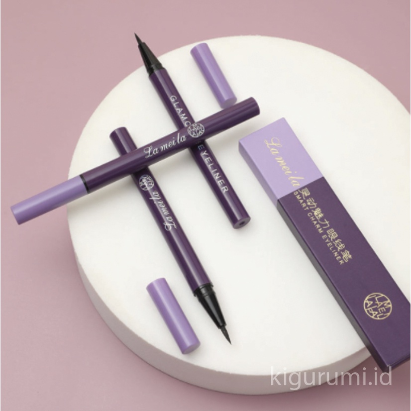 LAMEILA Eyeliner Long Lasting Waterproof Eye liner Ungu LA139 824