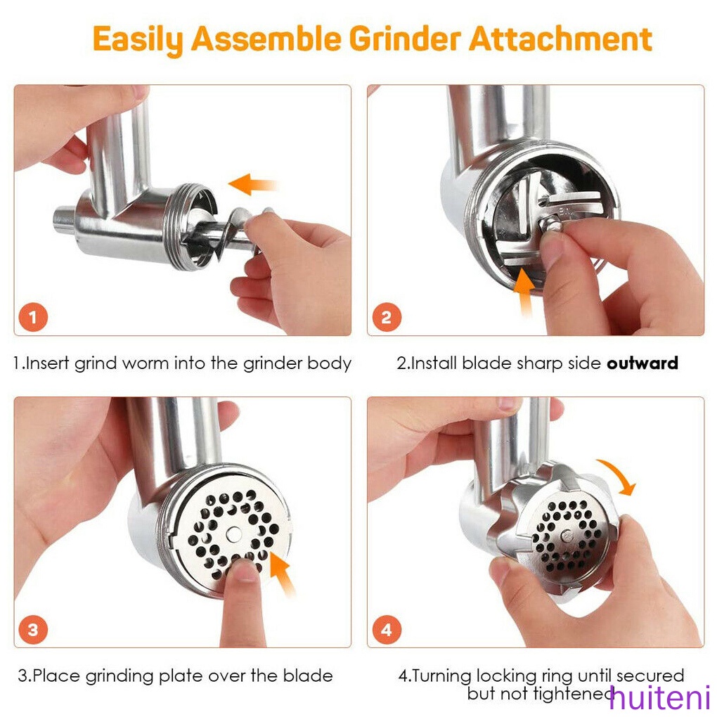 Set Stand Mixer Penggiling Makanan Pengganti Untuk Kenwood Chef