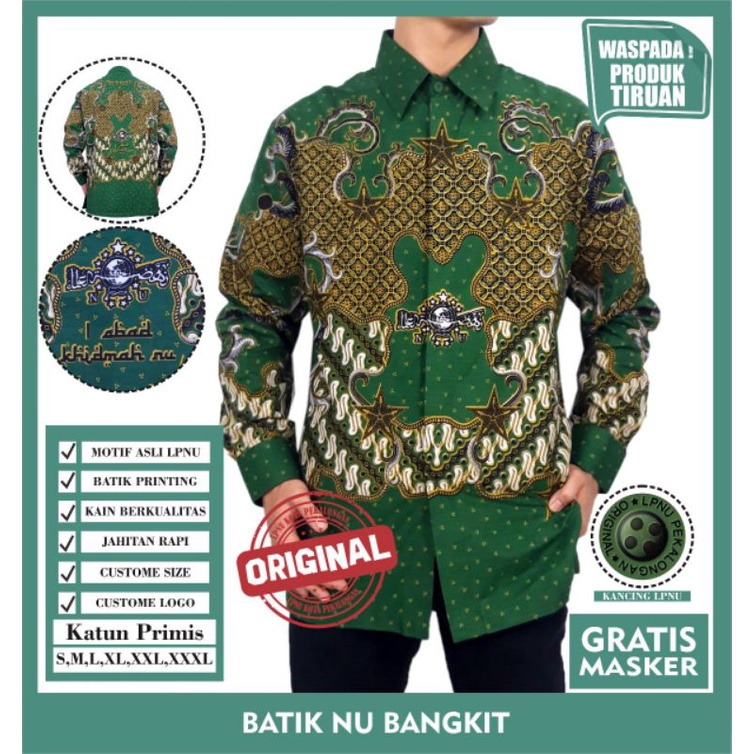 Batik NU Satu Abad Kemeja Batik NU Satu Abad Kemeja NU Satu Abad Batik Satu Abad Khidmah NU Cinta NU