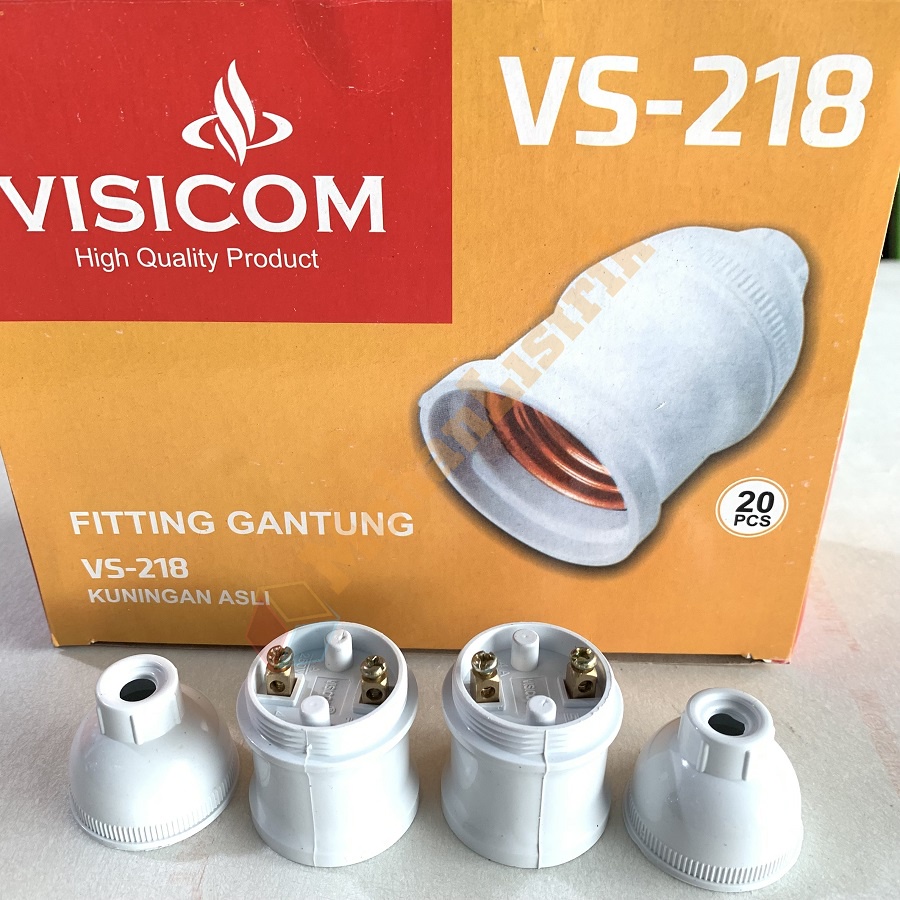 FITING FITTING LAMPU GANTUNG E27 VISICOM VS-218 MURAH SNI