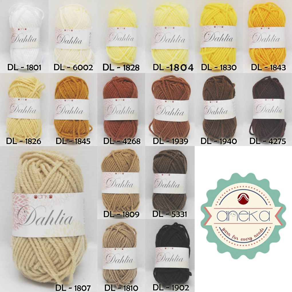 KATALOG - Benang Rajut Karpet Dahlia / Carpet Yarn Catalog 1