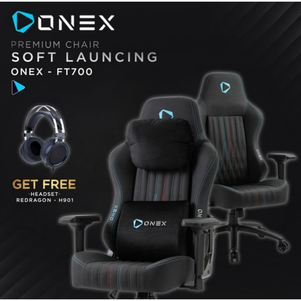 Onex Ft700 Premium Quality Gaming Chair Kursi Gaming Shopee Indonesia