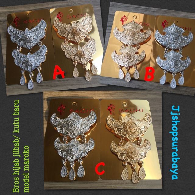 Bros hijab jilbab / kebaya kutu baru susun 2 model maroko