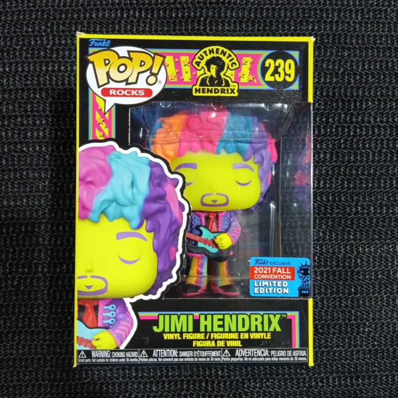 Jual Funko Pop! AUTHENTIC JIMI HENDRIX JIMI HENDRIX (BLACKLIGHT) 239