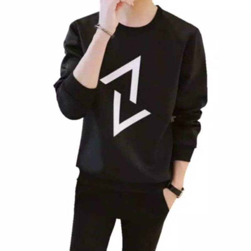 JAKET SWEATER PRIA CREWNECK POLOS AV
