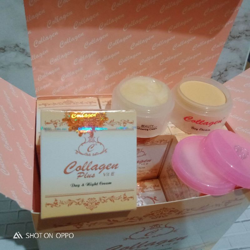 (pcs) Collagen Susun Import Siang Malam | Cream Collagen Original