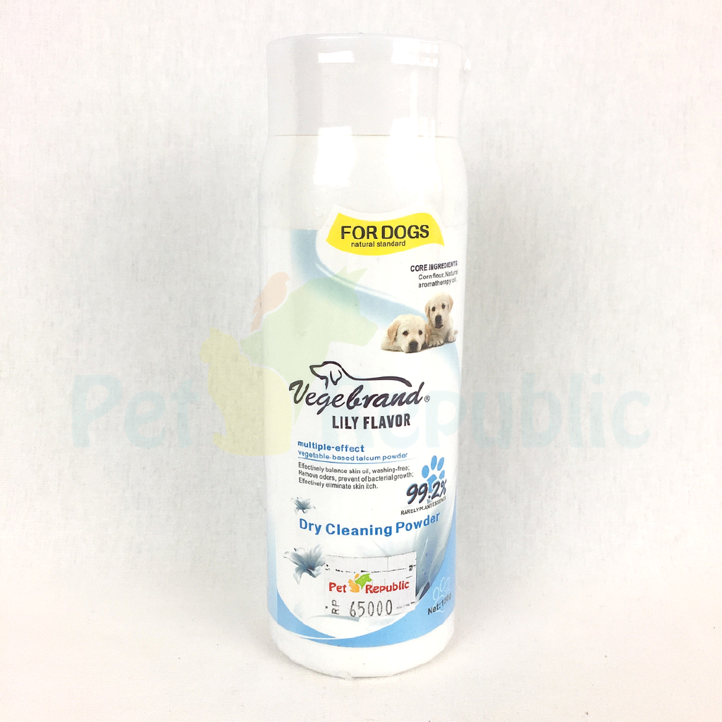 

VEGEBRAND Bedak Anjing DRY Cleaning Powder LILY 150gr
